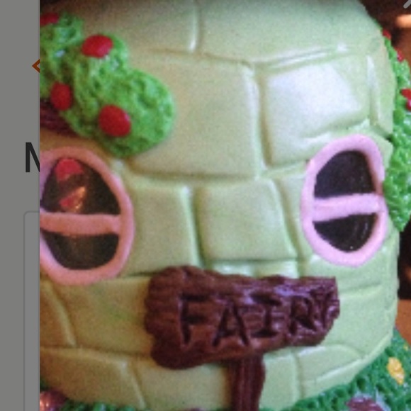 Polymer clay decorated fairy house - Picture 3 of 4